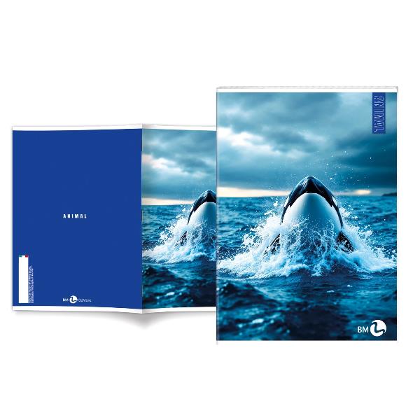 Cf 10 Quaderni Animal A4 80Gr R.10F - immagine 4