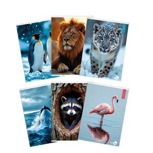 Cf 10 Quaderni Animal A4 80Gr R.10F