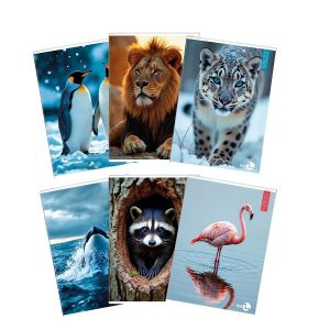 Cf 10 Quaderni Animal A4 80Gr R.1R