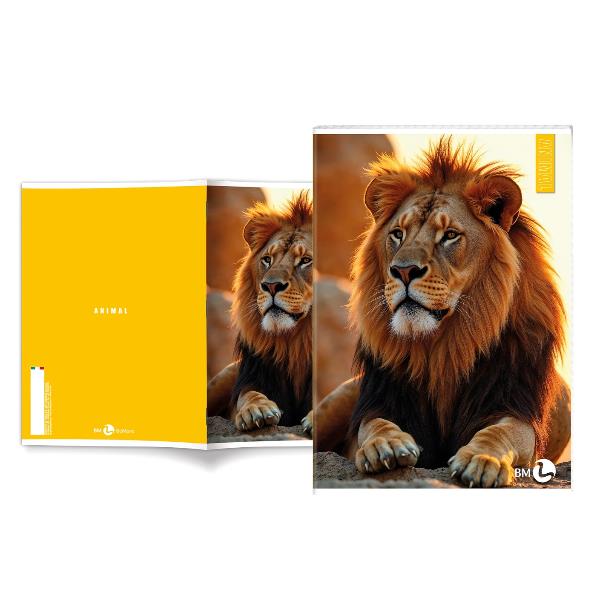 Cf 10 Quaderni Animal A4 80Gr R.c - immagine 3