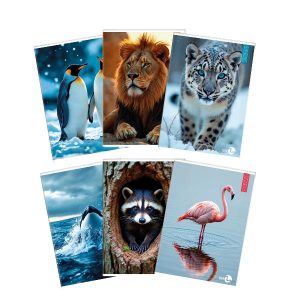 Cf10 Quaderni Animal A4 80Gr R.10Mm