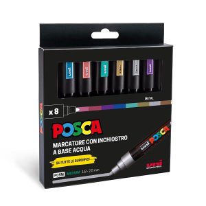 Ast8 Posca Medio Metal Assortiti