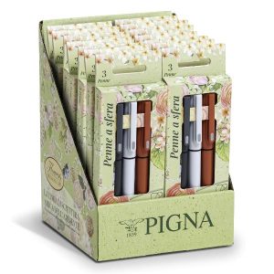 Bl3 Penne Flowers-Nero/Rosso/Blu