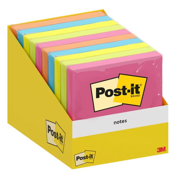 Cf10 Post-It/Assortiti/76X76/100 Ff