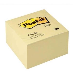 Post It-636B-Cubo Giallo76X76
