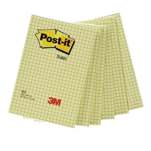 Cf6Post-It Largenote 102X152 Qua - immagine 2