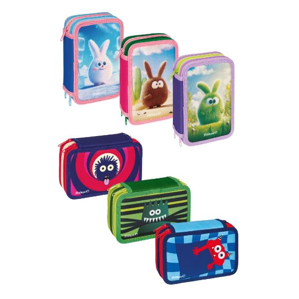 Esp12 Astuccio 3 Zip Monsters