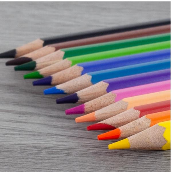 Cf12 Matite Colorate Esagonali- Ass - immagine 3