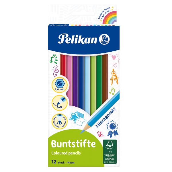 Cf12 Matite Colorate Esagonali- Ass