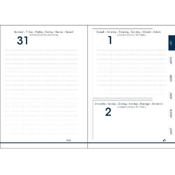 Eurotextagenda Ml Roma Blu Ghiac Sc - immagine 4