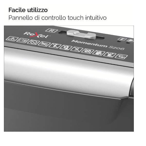 Momentum S206 Distruggidocumenti - immagine 4