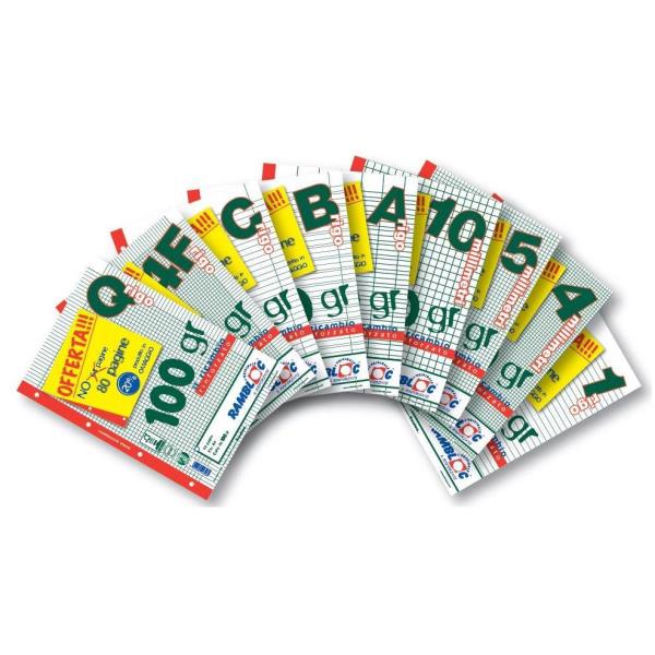 Ricambio Bianco A4 100Gr Rigo C 80F - immagine 2