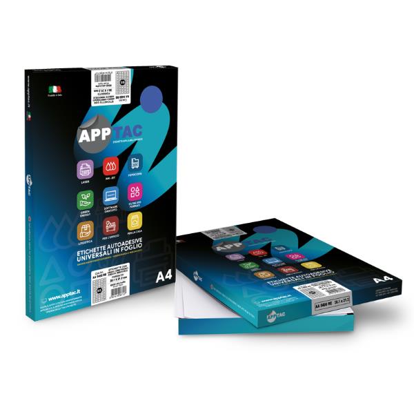 Apptac A4 Bianche 2X210X148.500Fg - immagine 2
