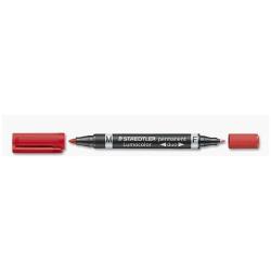 Cf10Marcatori Lumocolor Duo Rosso