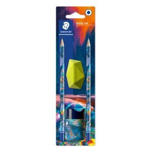 Kit 2 Matite Hb + Gomma + Temperino