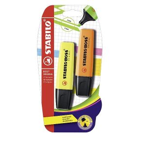 Cf2 Stabilo Boss Giallo/Arancio