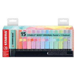 Ast15 Stabilo Boss Pastel Deskset