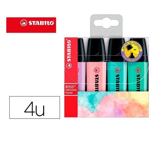 Ast4 Stabilo Boss Pastel Assortiti - immagine 2