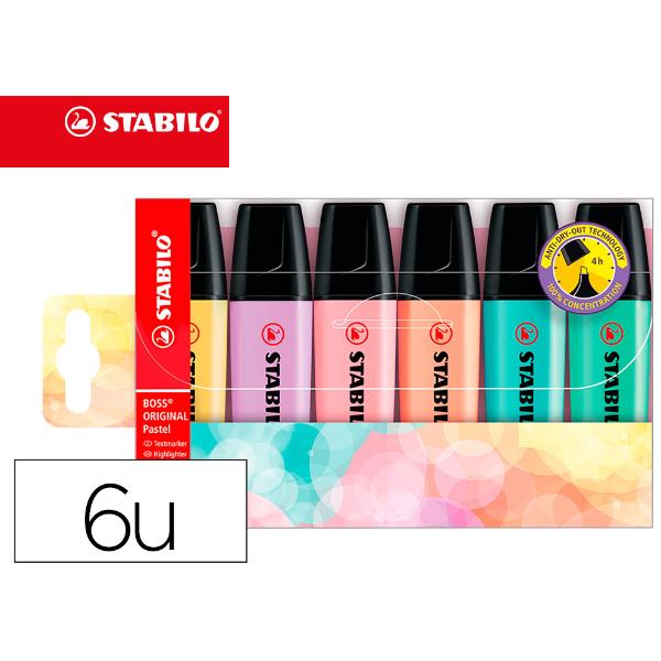 Ast6 Stabilo Boss Pastel Assortiti - immagine 2