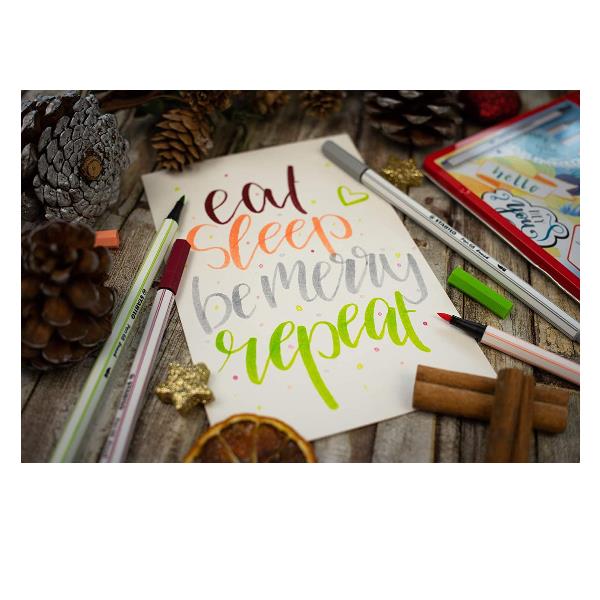 Ast8 Col Ass Stabilo Pen 68 Brush - immagine 2