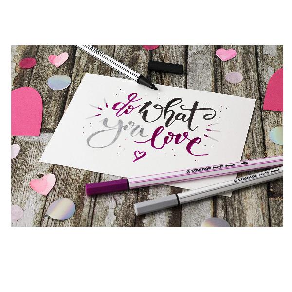 Ast8 Col Ass Stabilo Pen 68 Brush - immagine 3