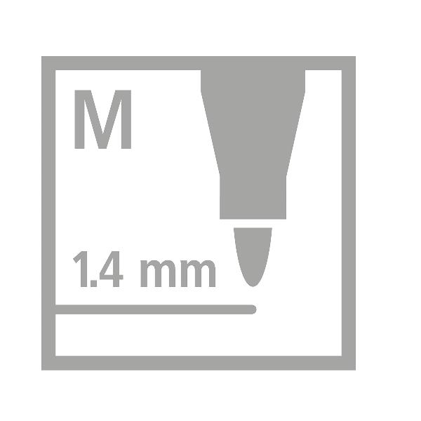 Cf10 Stabilo Pen68Metallic Oro M - immagine 4