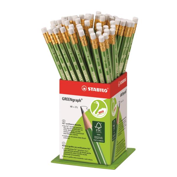 Esp60 Greengraph Matite Hb C/Gom - immagine 2