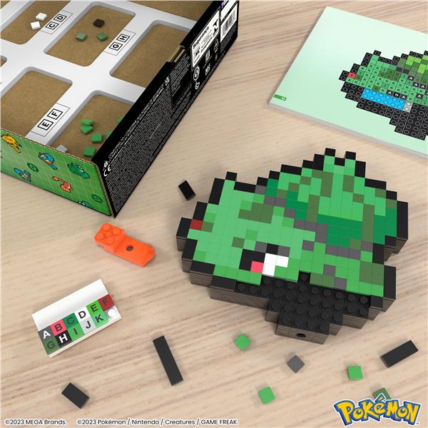 Mega Pokemon Pixel Art Bulbasaur - immagine 5