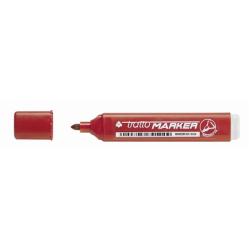 Cf12 Tratto Marker Rosso P/Tonda