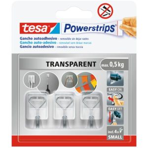 Powerstrips Wired Hook S - Trasp