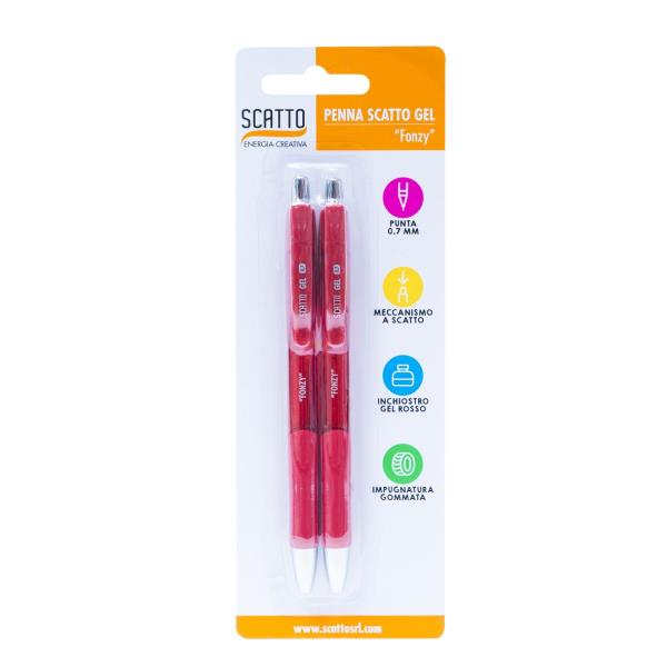 Cf2Pz Penna Scatto Gel 0 7Mm Rosso - immagine 2