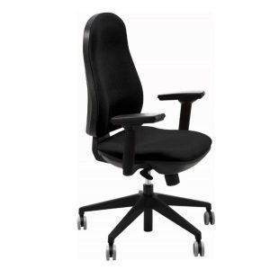 Sedia Oper Ariel Nero+Bracc Regolab