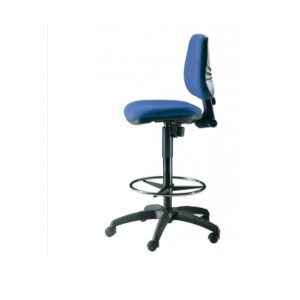 Sgabello Esos Tessuto Blu