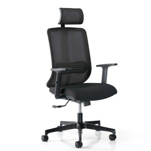 Sedia Vertigo Nero - Ignifugo Cl1