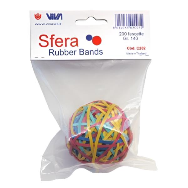 Sfera Di 200 Elastici Assortiti - immagine 2