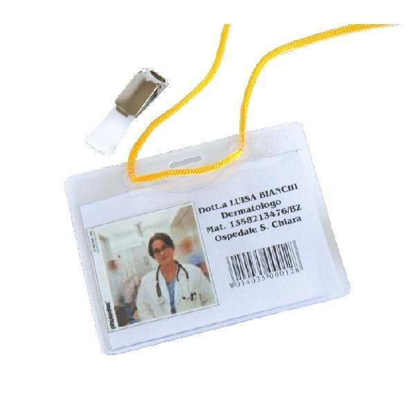 Cf50Portanome 110X70Mm + 50 Agganci - immagine 2