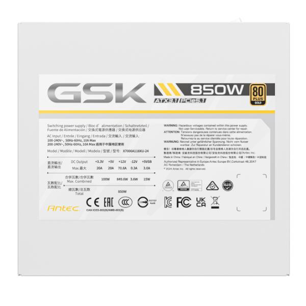Gsk850 Bianco Ec Psu - immagine 5