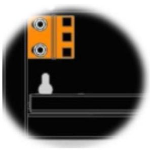 Kit Staffa 1U Per Nvr/Dvr Nero