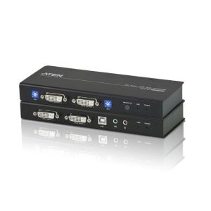 USB Dual View DVI Kvm Extender With