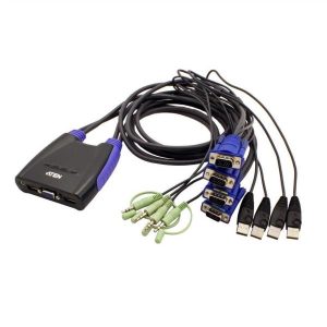 4Port USB VGA Kvm Audio