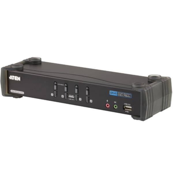 4-Port USB DVI Dual Link Kvm Swi