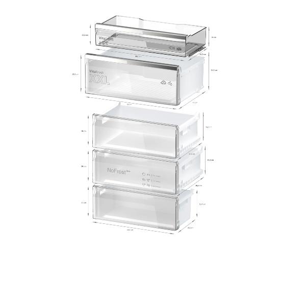 Combi 203X70 C Tnf Acciaio 440Lt - immagine 6