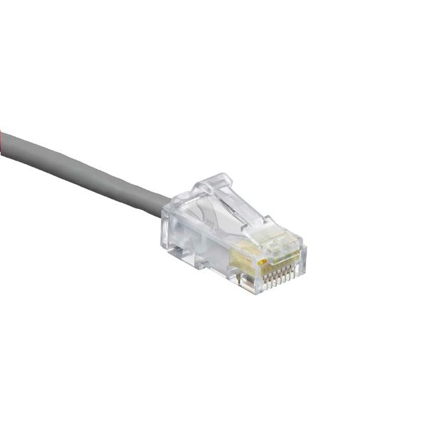 Patch U/Utp Cat.6 Lshf Grigio 2.13M - immagine 2
