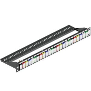 Pann.1U Per 24 Rj45U/S Nero