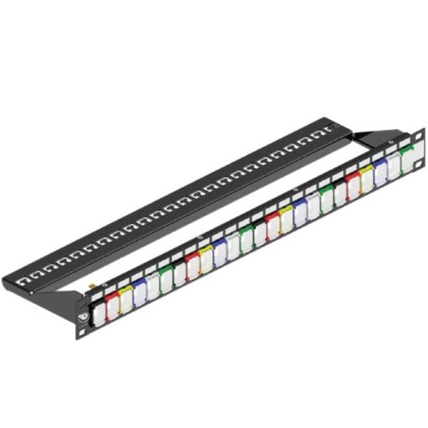 Pann.1U Per 24 Rj45U/S Nero