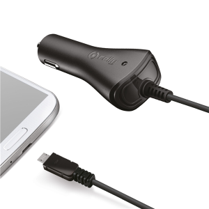 Car Charger Microusb 1A/5W Nero