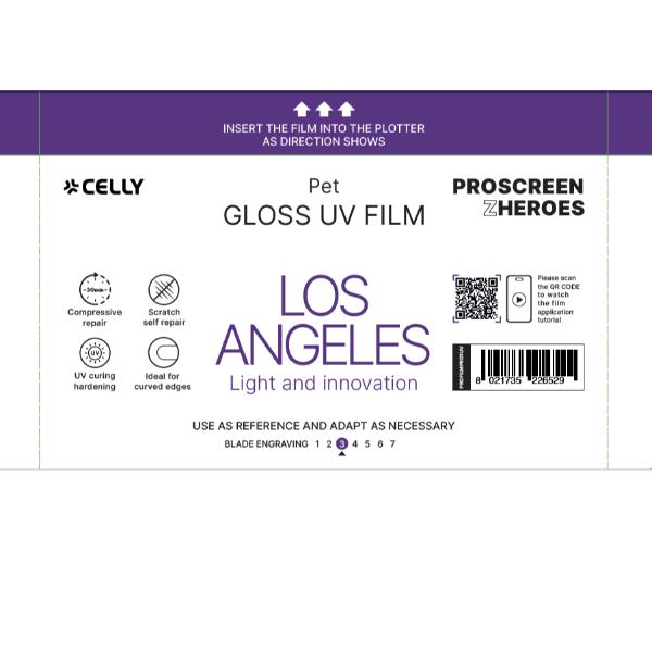 20 Pz Profilm Uv Glossy Los Angeles