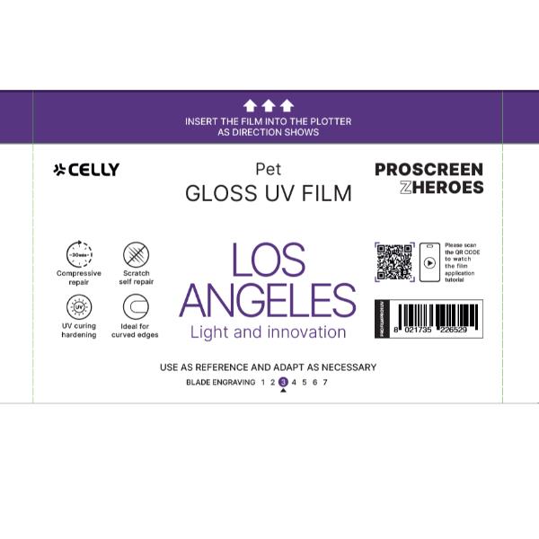 20 Pz Profilm Uv Glossy Los Angeles - immagine 2