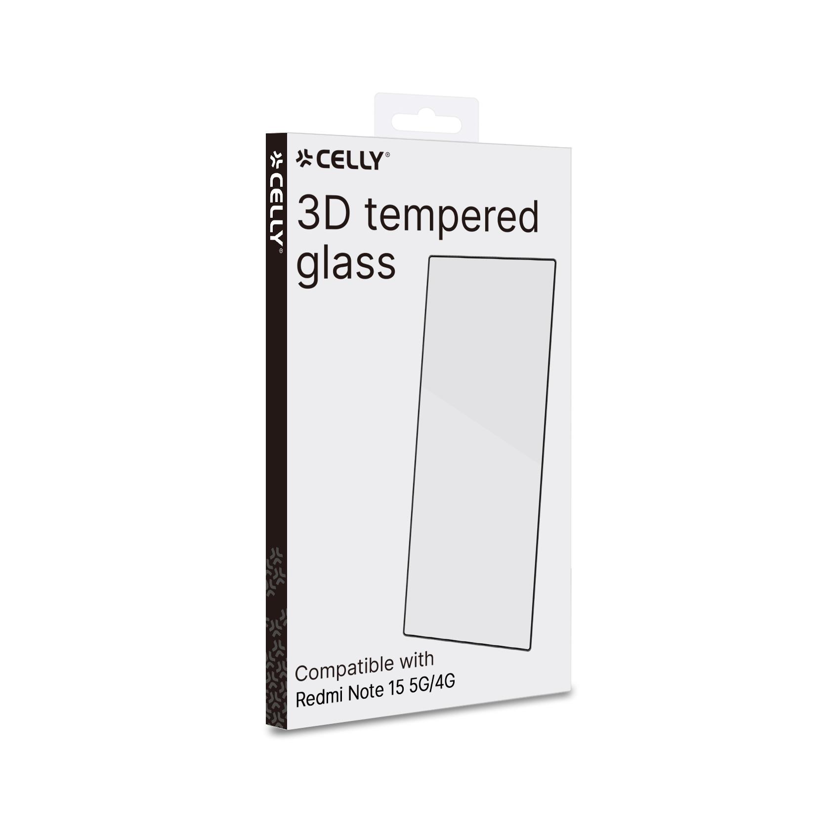 3D Glass Redmi Note 15 5G/4G Nero - immagine 4