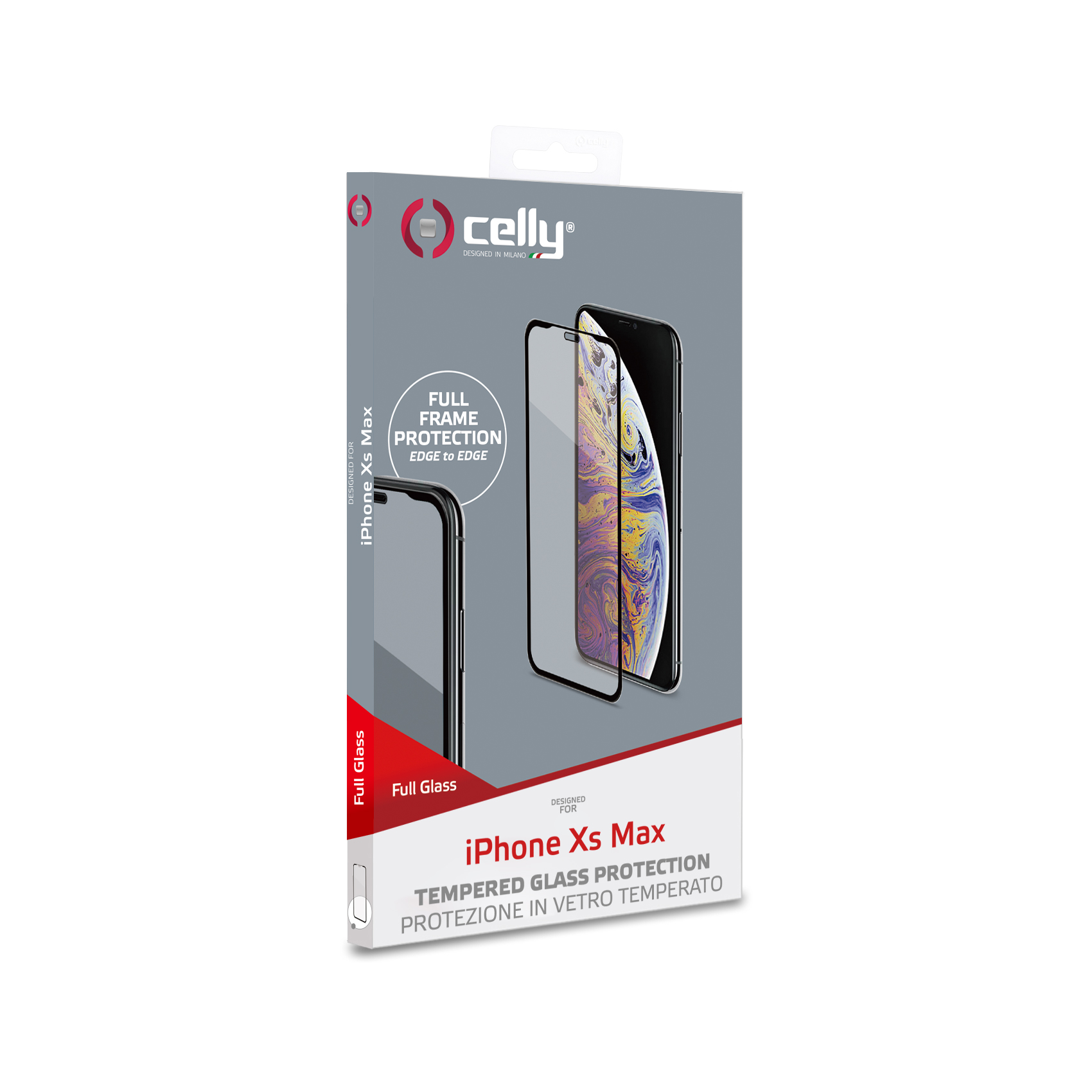 Full Glass Iphone Xs Max Nero - immagine 5